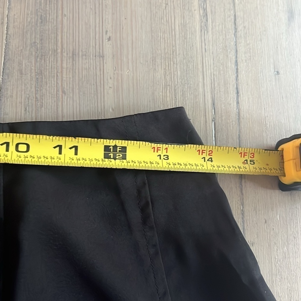 AllSaints CODY High Rise Wide Leg Trouser Pants in Black Size 2 - Picture 6 of 11